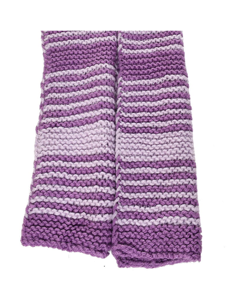 Stripy Pattern Winter Scarf - M