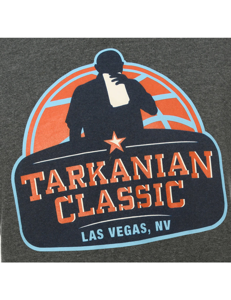 Tarkanian Classic Dark Grey Printed T-shirt - M