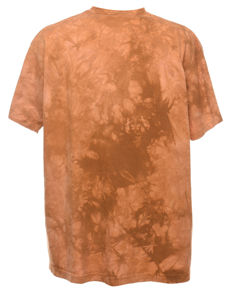 The Mountain Tie Dye Design Abstract T-shirt - XL