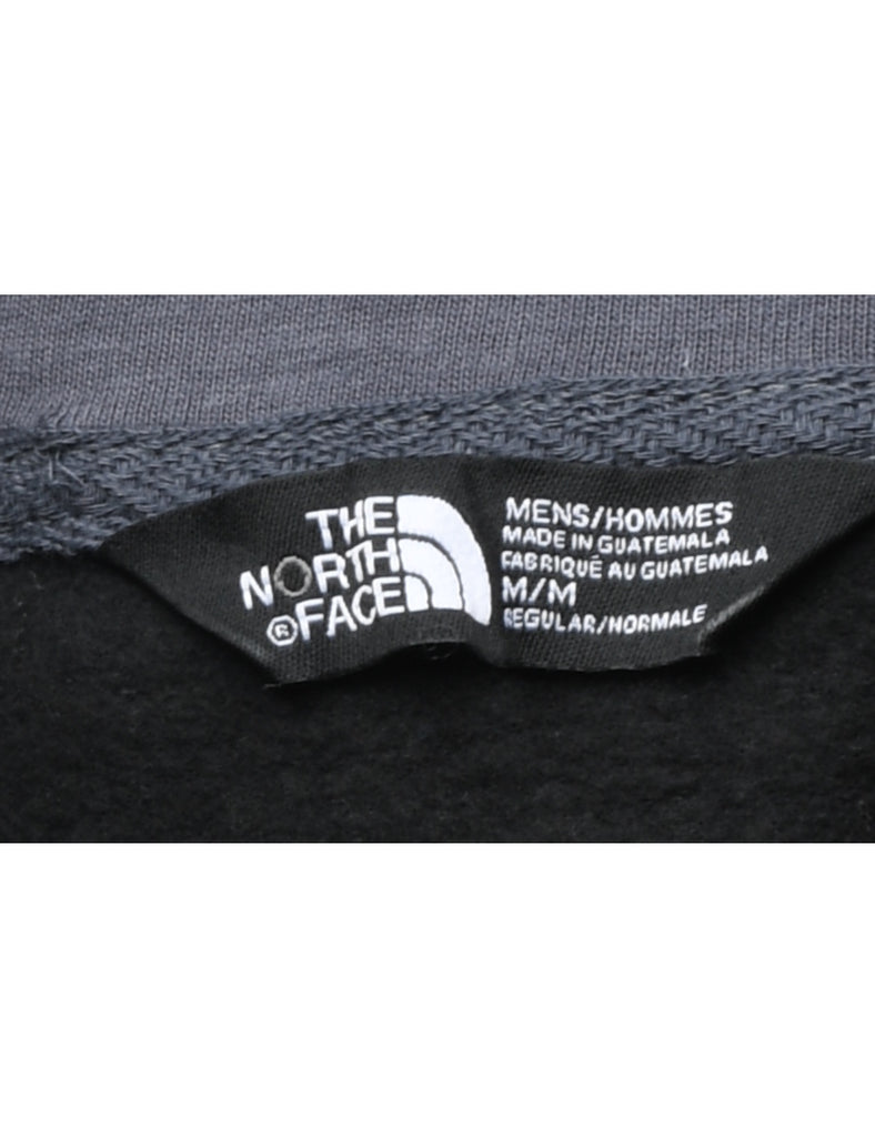 The North Face Black & White Printed Hoodie - M