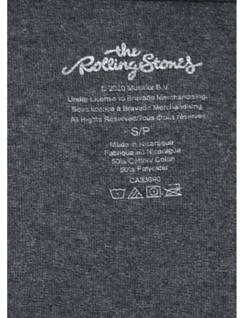 The Rolling Stones Grey & Red Printed T-shirt - S