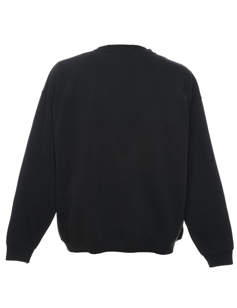 The Salty Dog Cafe Black & Yellow Printed Sweatshirt - XL