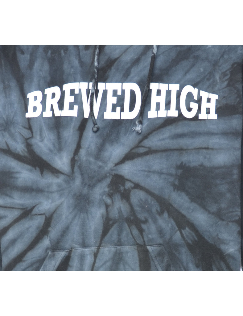 Tie-dye Brewed High Hoodie - S