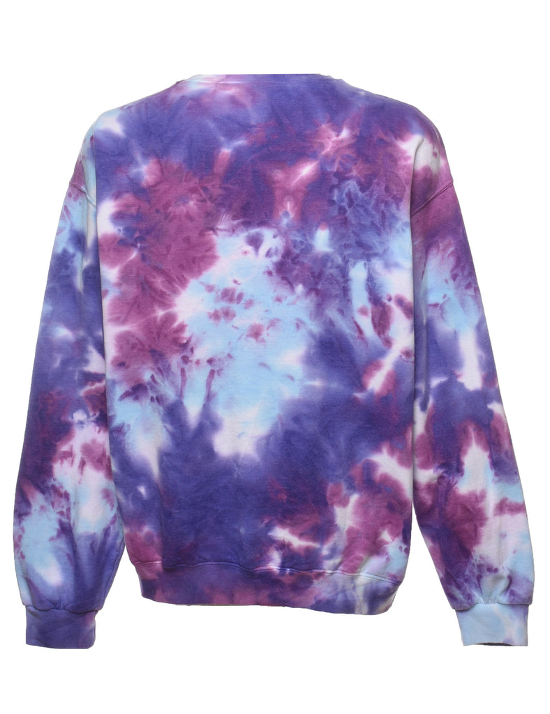 Tie-dye Buc-ee's Multi-Colour Printed Sweatshirt - L