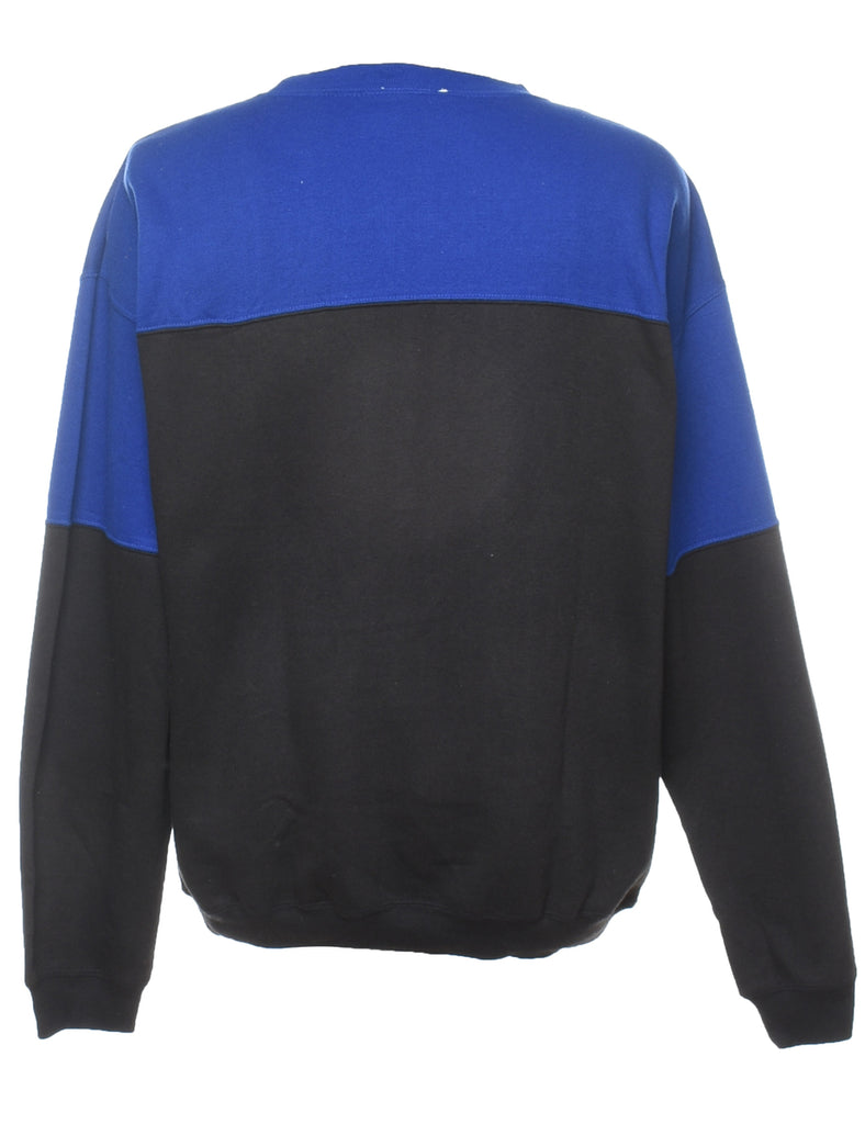 Two Tone Plain Sweatshirt - M