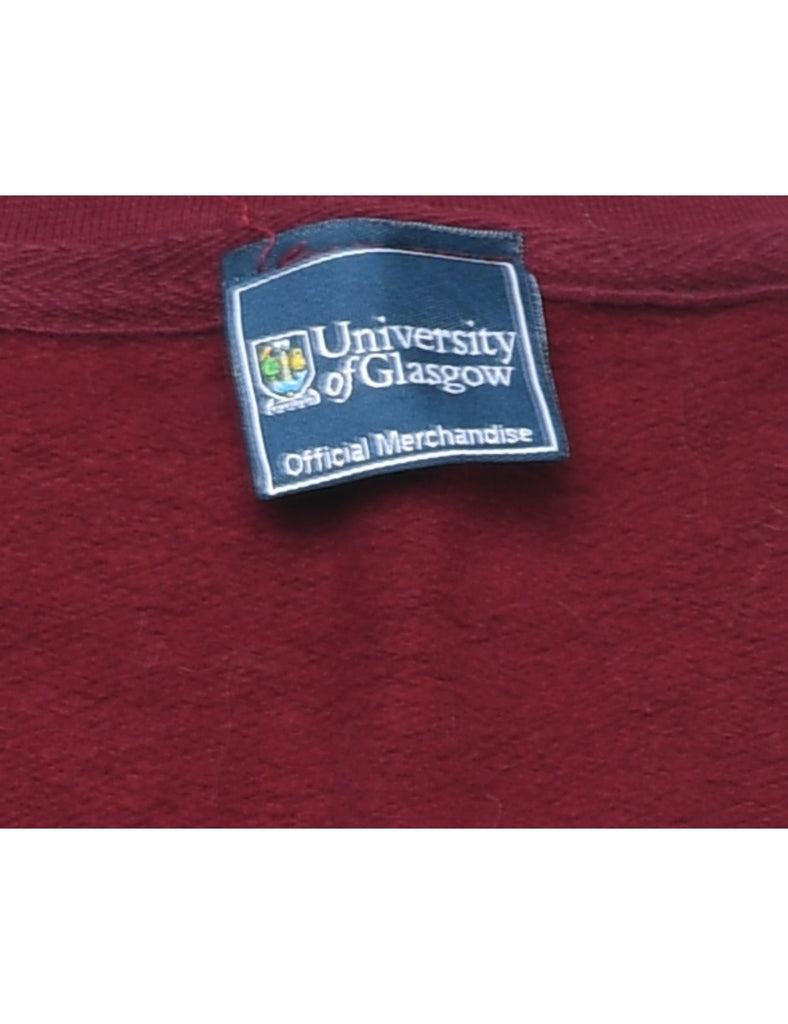 University Of Glasgow Printed Sweatshirt - XL