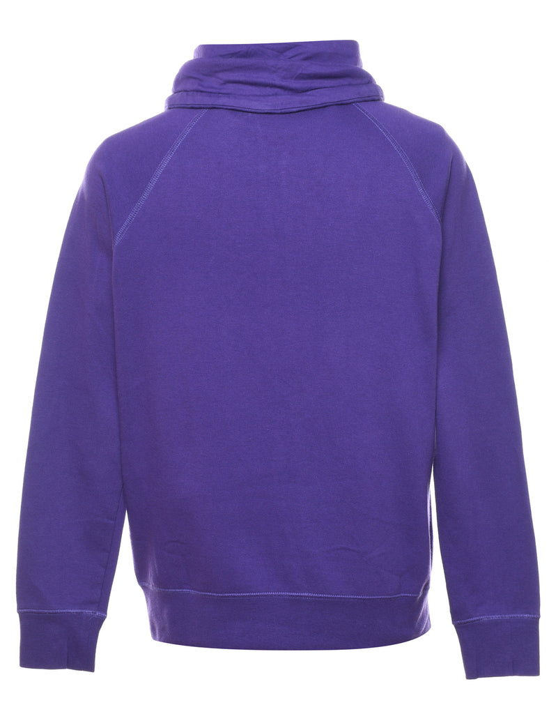 Vikings Design Purple & Yellow Hooded Sweatshirt - M