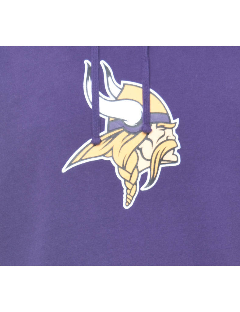 Vikings Football Printed Hoodie - XL