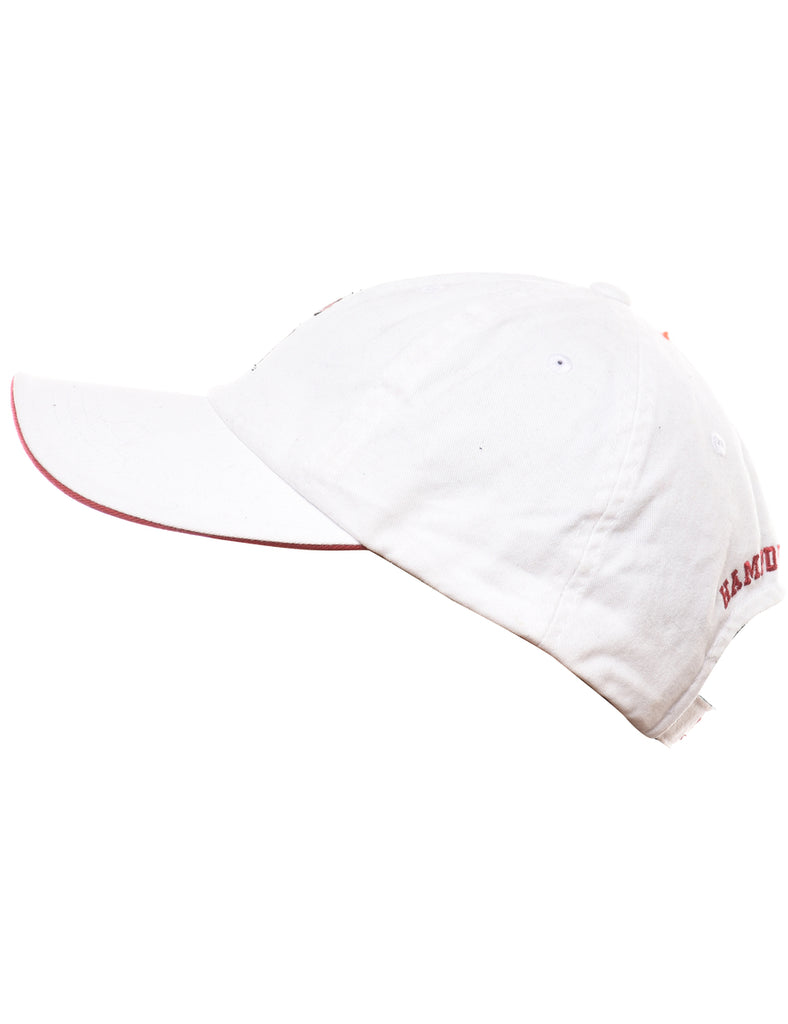 White Embroided Cap - XS