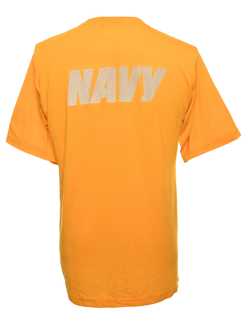 Yellow Printed T-shirt - M