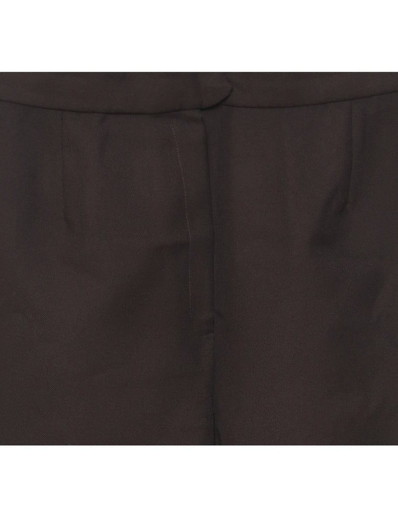 1970s Dark Brown Trousers - W32 L28