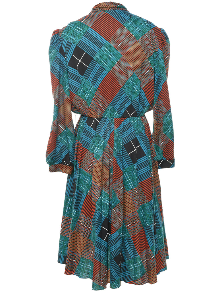 1970s Multi-colour Dress - L