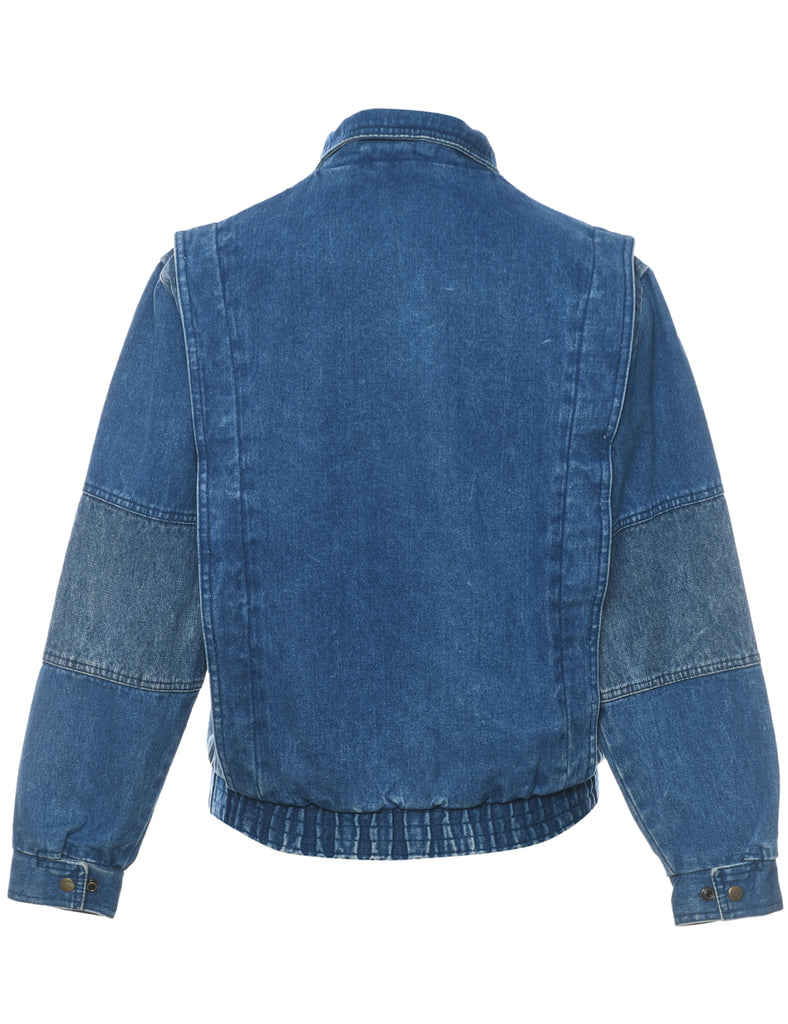 1990s Medium Wash Denim Jacket - S