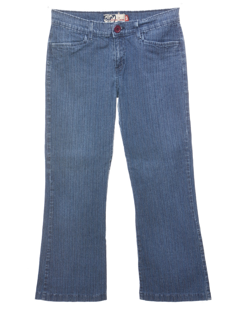 1990s Striped Bootcut Jeans  - W29 L26