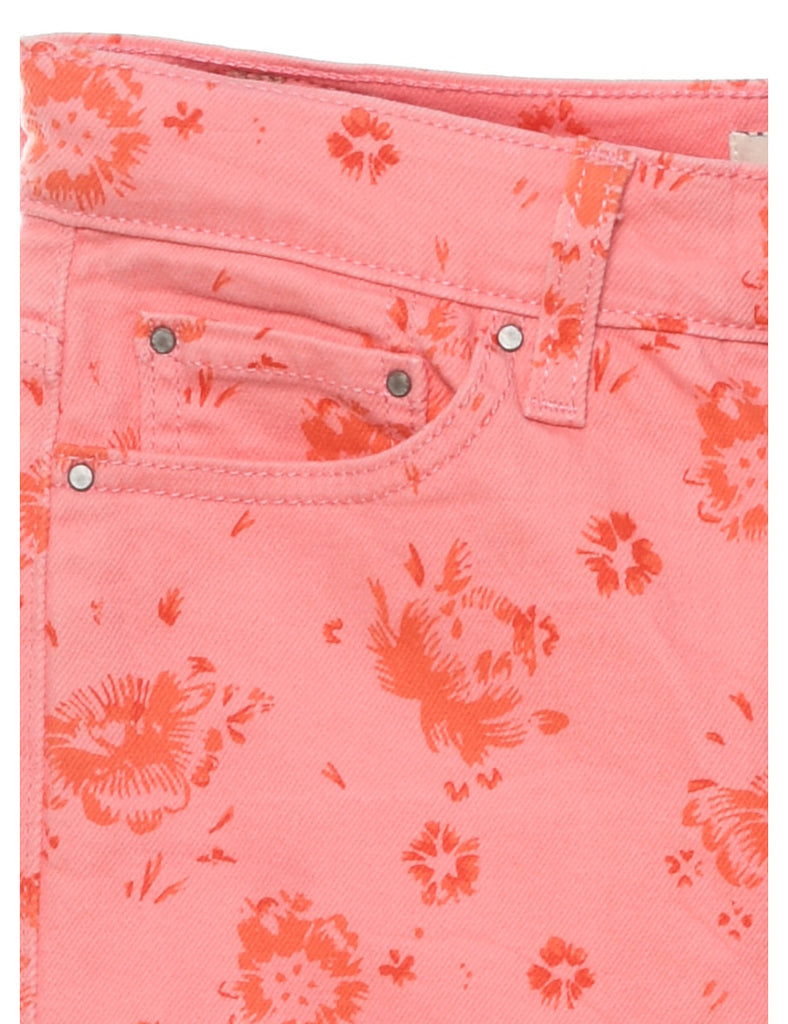 512's Fit Levi's Pink Floral Jeans - W29 L32