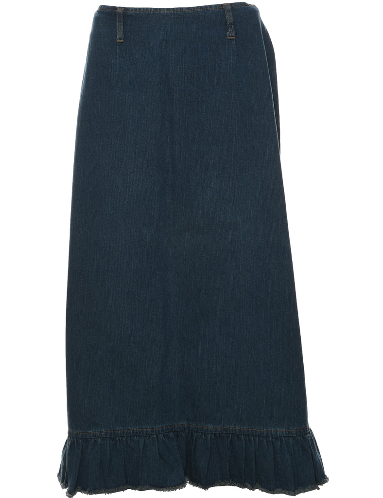 A-Line Denim Skirt - M