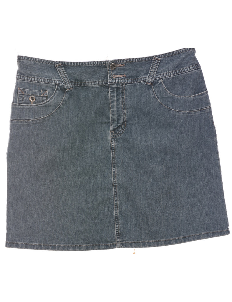 A-Line Denim Skirt - M