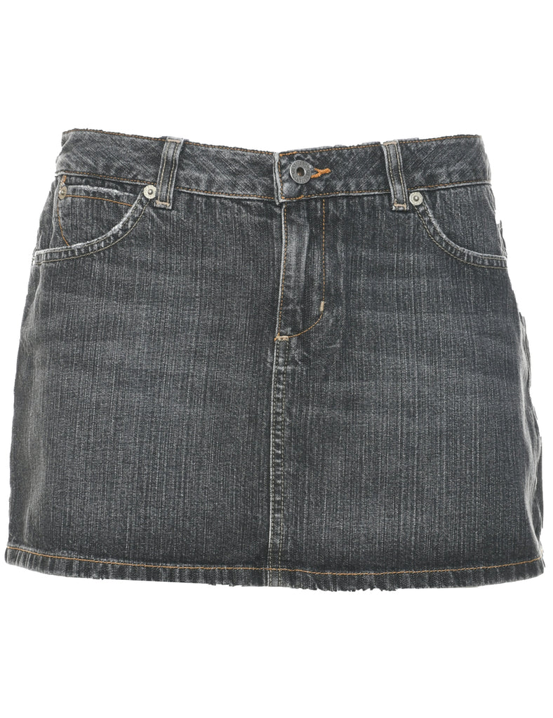 A-Line Denim Skirt - L