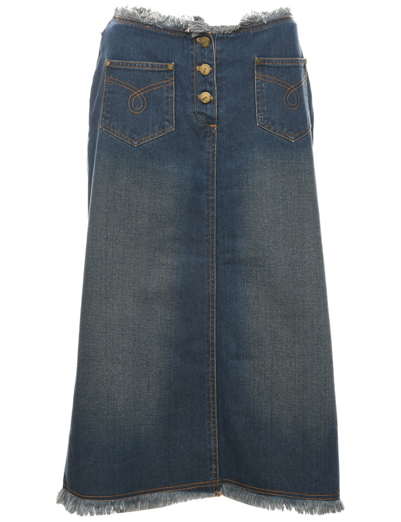 A-Line Denim Skirt - M