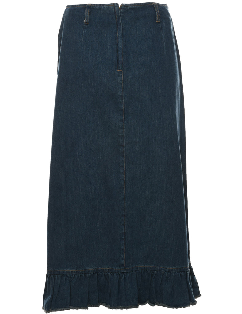 A-Line Denim Skirt - M