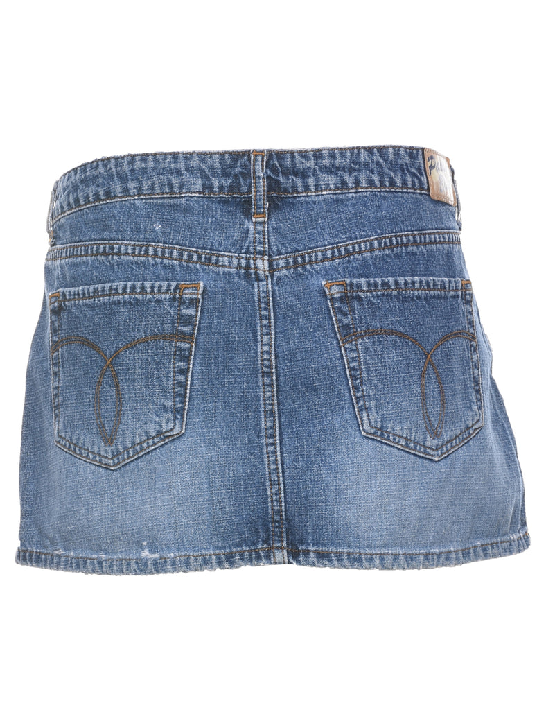 A-Line Denim Skirt - L