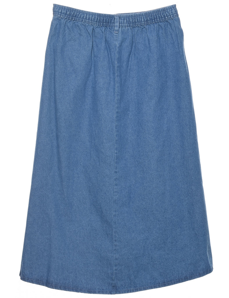 A-Line Denim Skirt - M