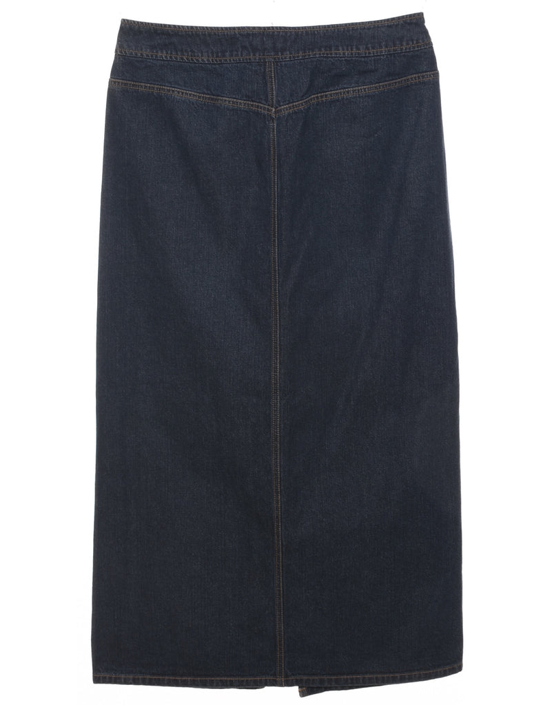 A-Line Denim Skirt - L