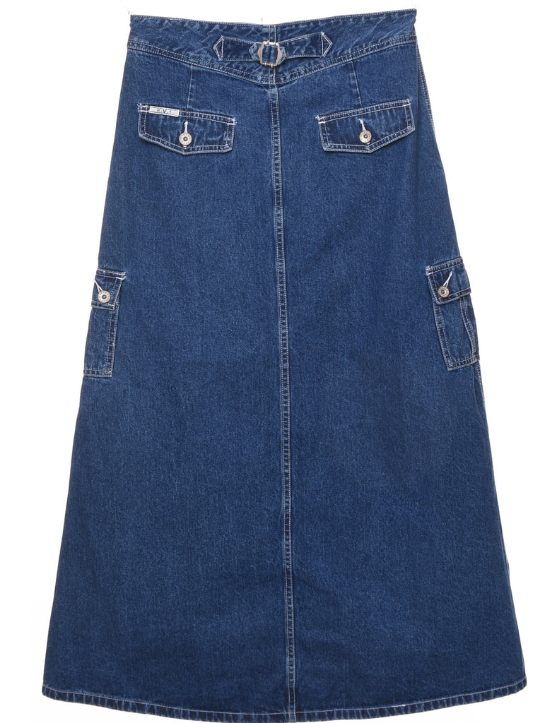 A-Line Denim Skirt - M