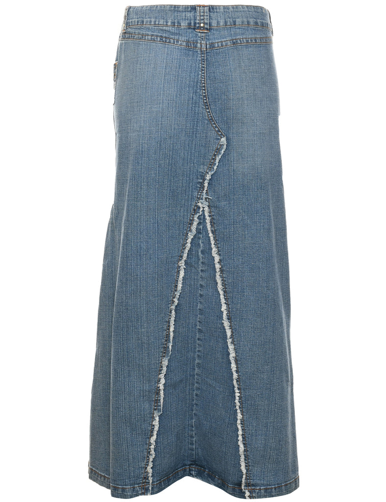 A-Line Denim Skirt - L