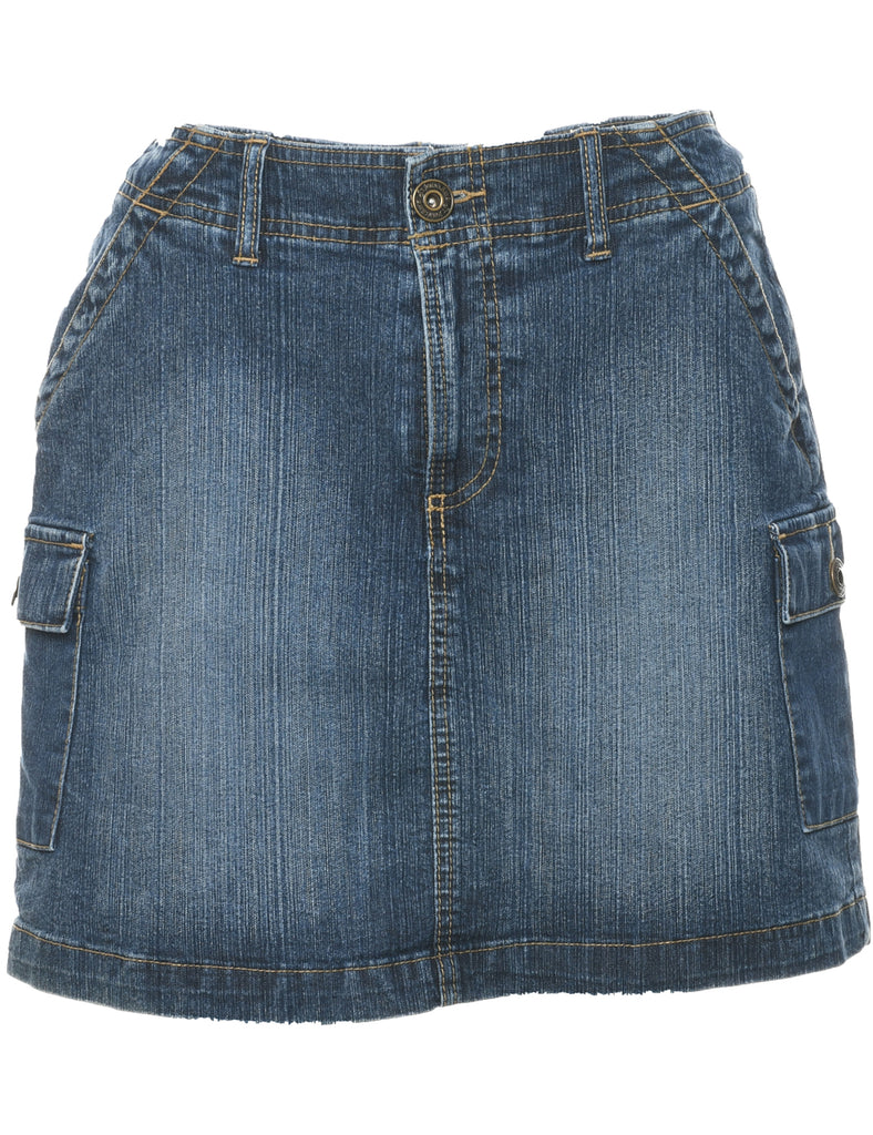 A-Line Denim Skort - M