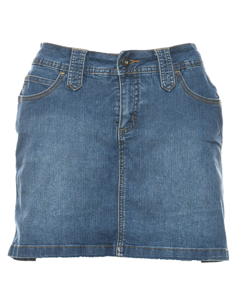 A-Line Denim Skort - M