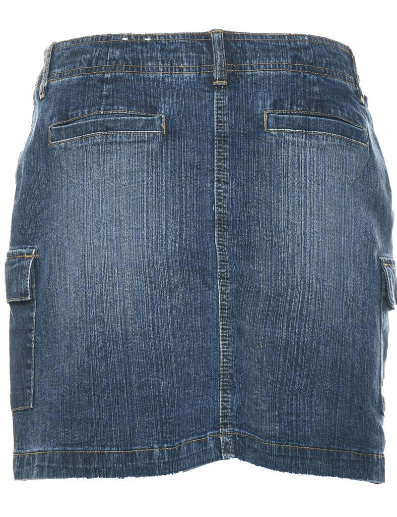 A-Line Denim Skort - M