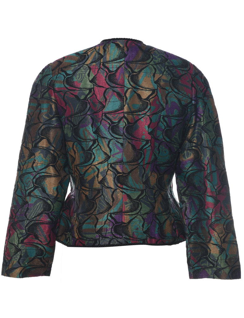 Abstract Pattern Jacket - M