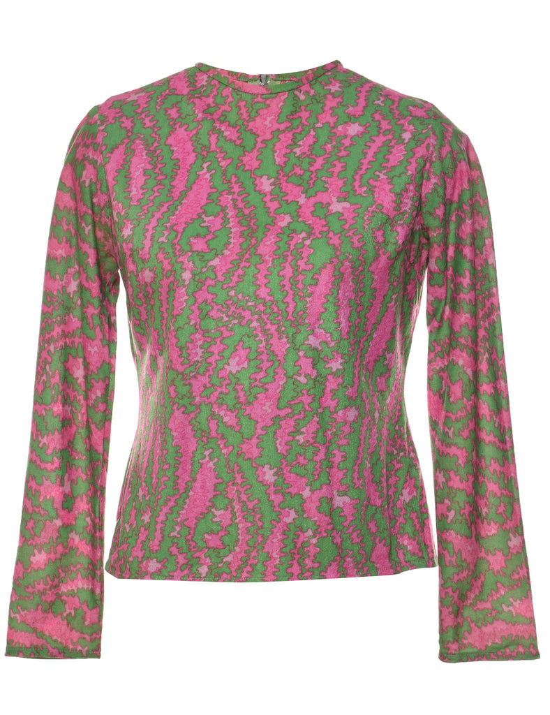 Abstract Printed Top - M