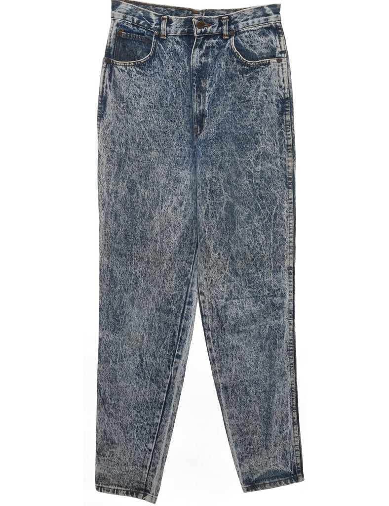 Acid Wash 1990s Tapered Jeans - W28 L31