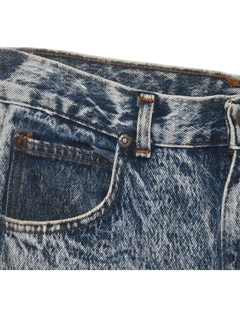 Acid Wash 1990s Tapered Jeans - W28 L31