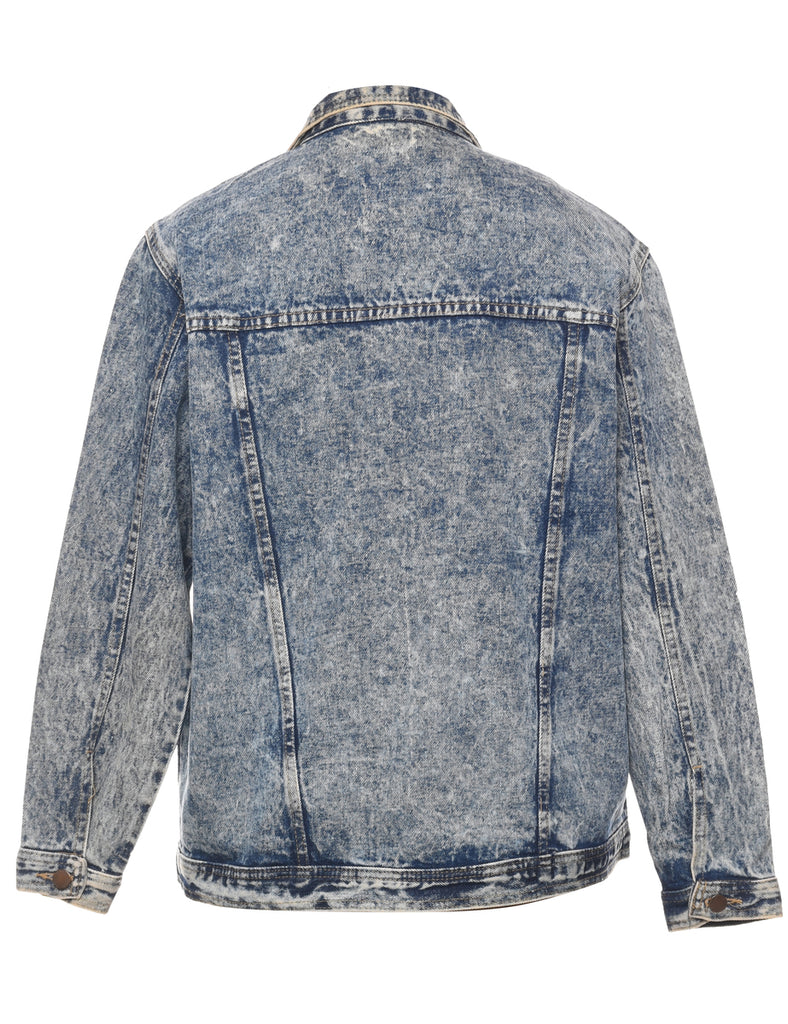 Acid Wash Denim Jacket - L