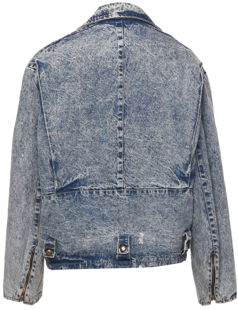 Acid Wash Denim Jacket - XL