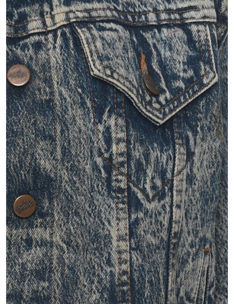 Acid Wash Denim Jacket - S