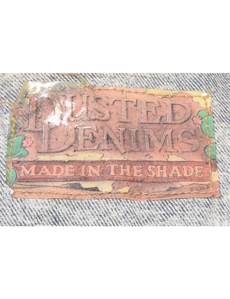 Acid Wash Denim Jacket - L