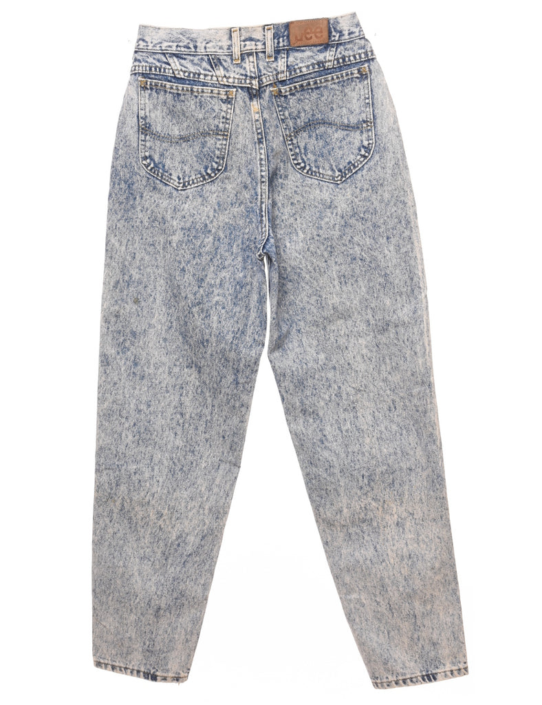 Acid Wash Tapered 1990s Lee Jeans - W26 L30