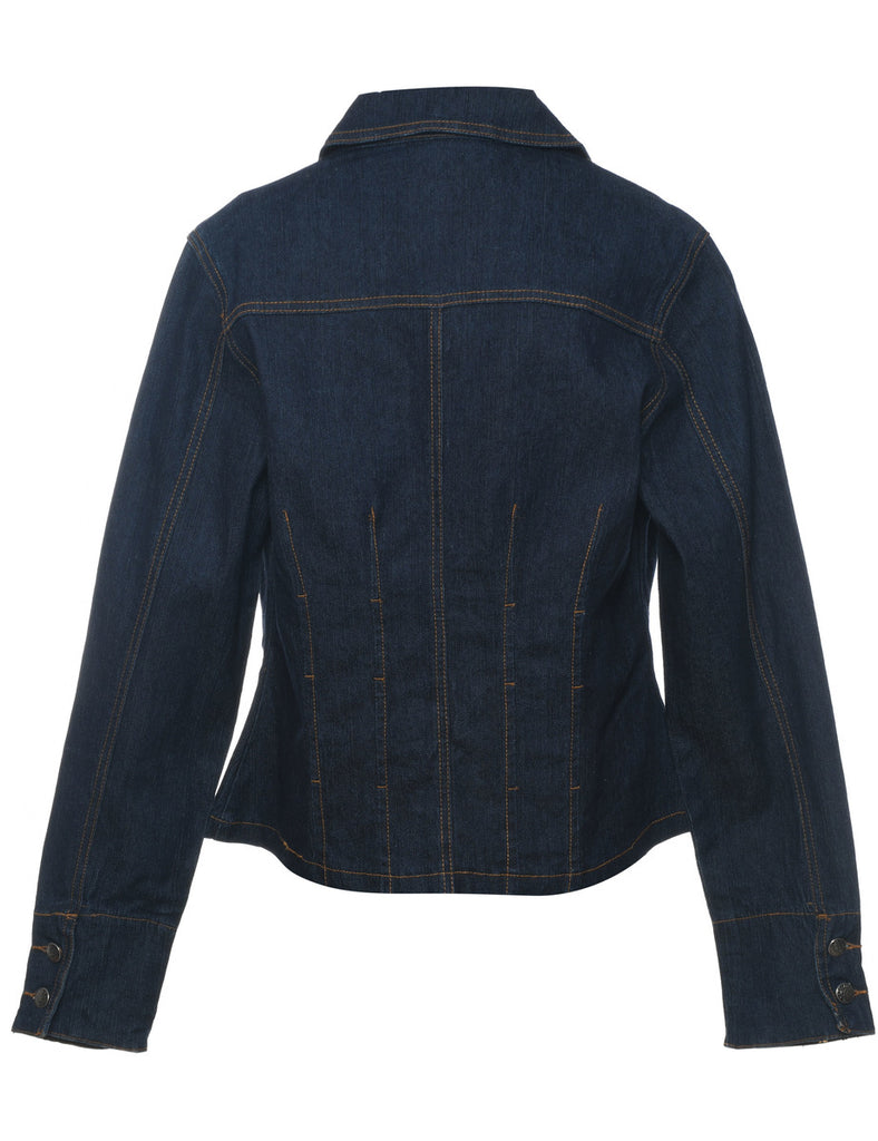 Adolfo Tailored Indigo Denim Jacket - M