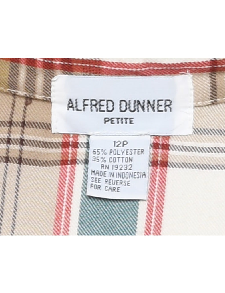 Alfred Dunner Checked Shirt - L