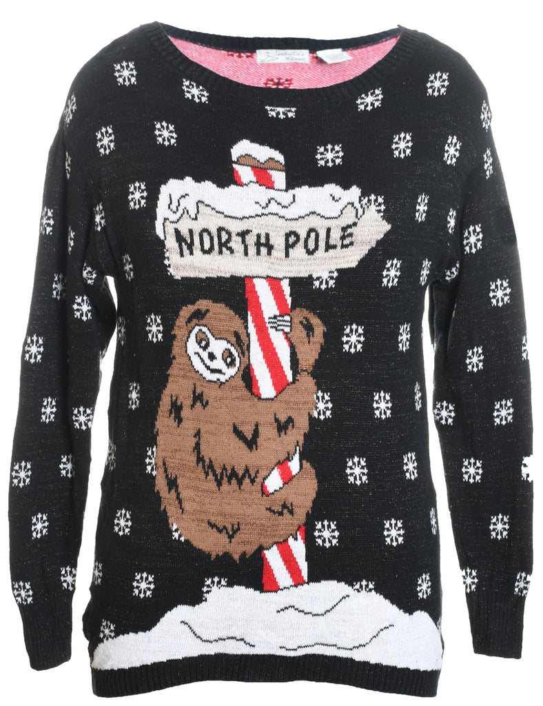 Animal Design Christmas Jumper - M