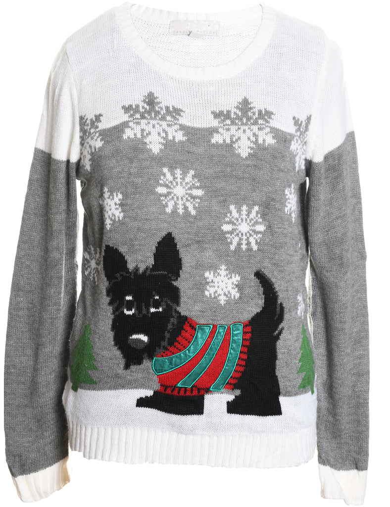 Animal Design Christmas Jumper - L