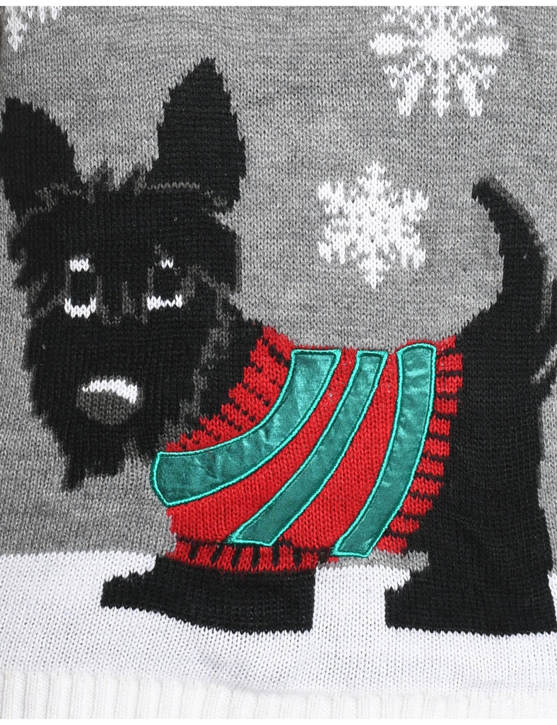 Animal Design Christmas Jumper - L