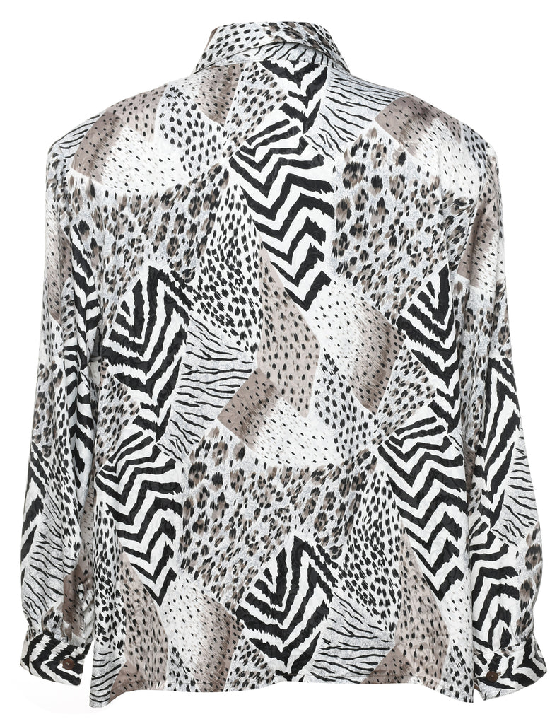 Animal Print Blouse - XL