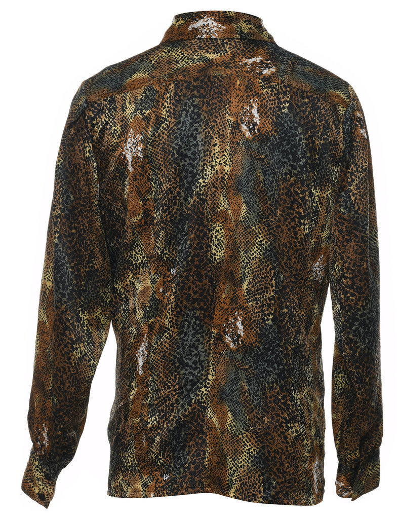 Animal Print Shirt - L