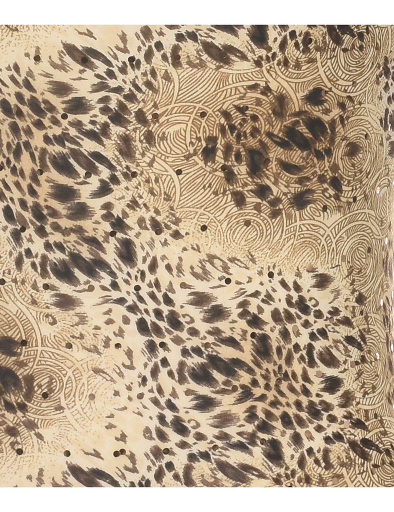 Animal Printed Top - S