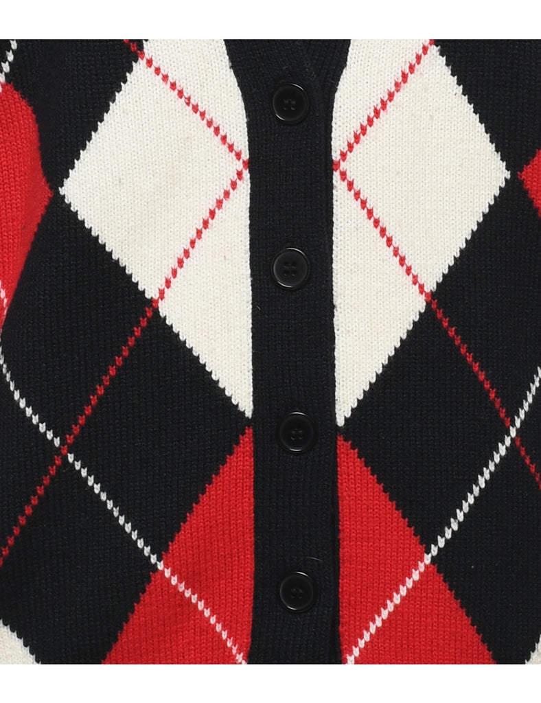 Argyle Cardigan - M